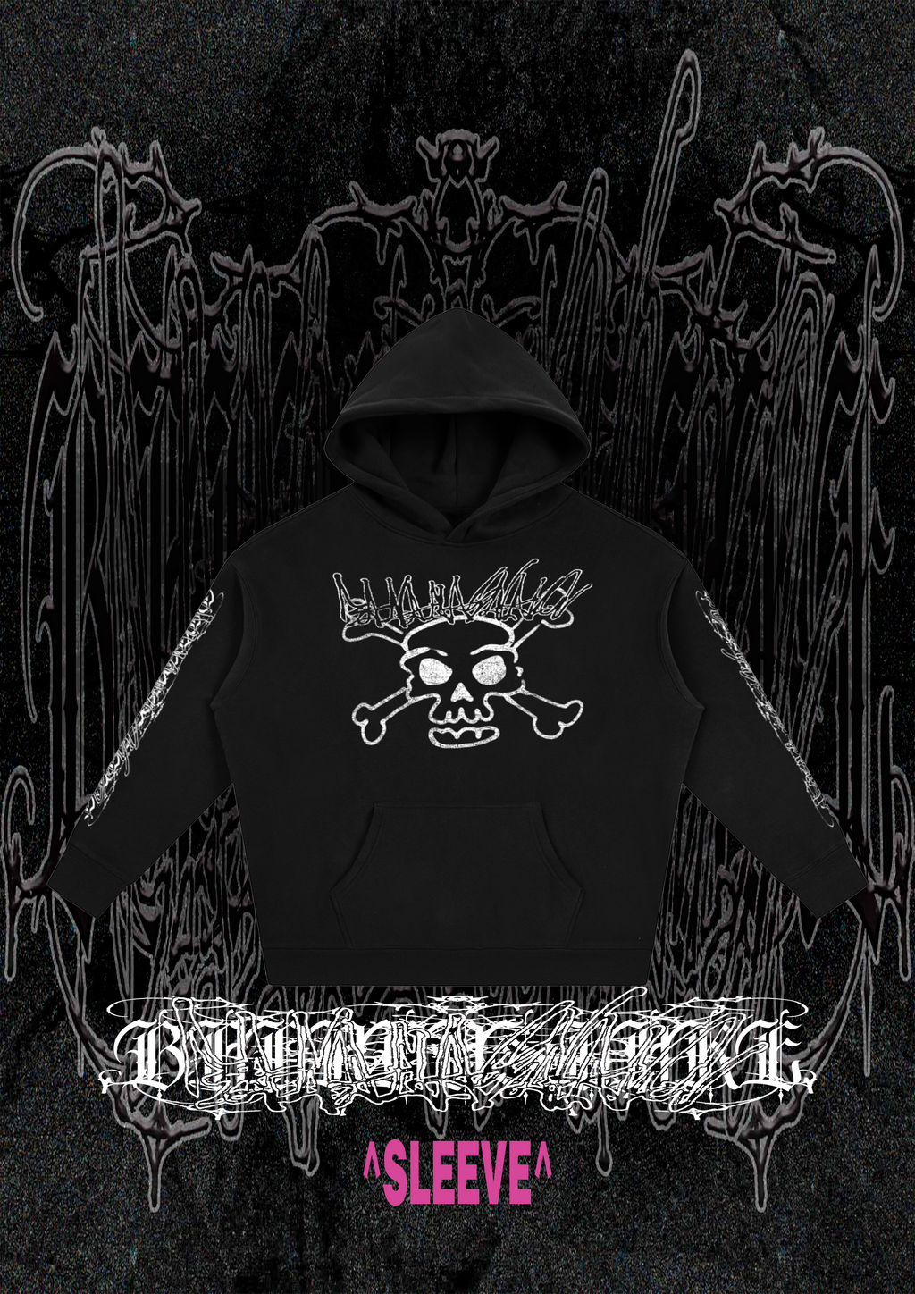 SKULL HOODIE (2 colors)