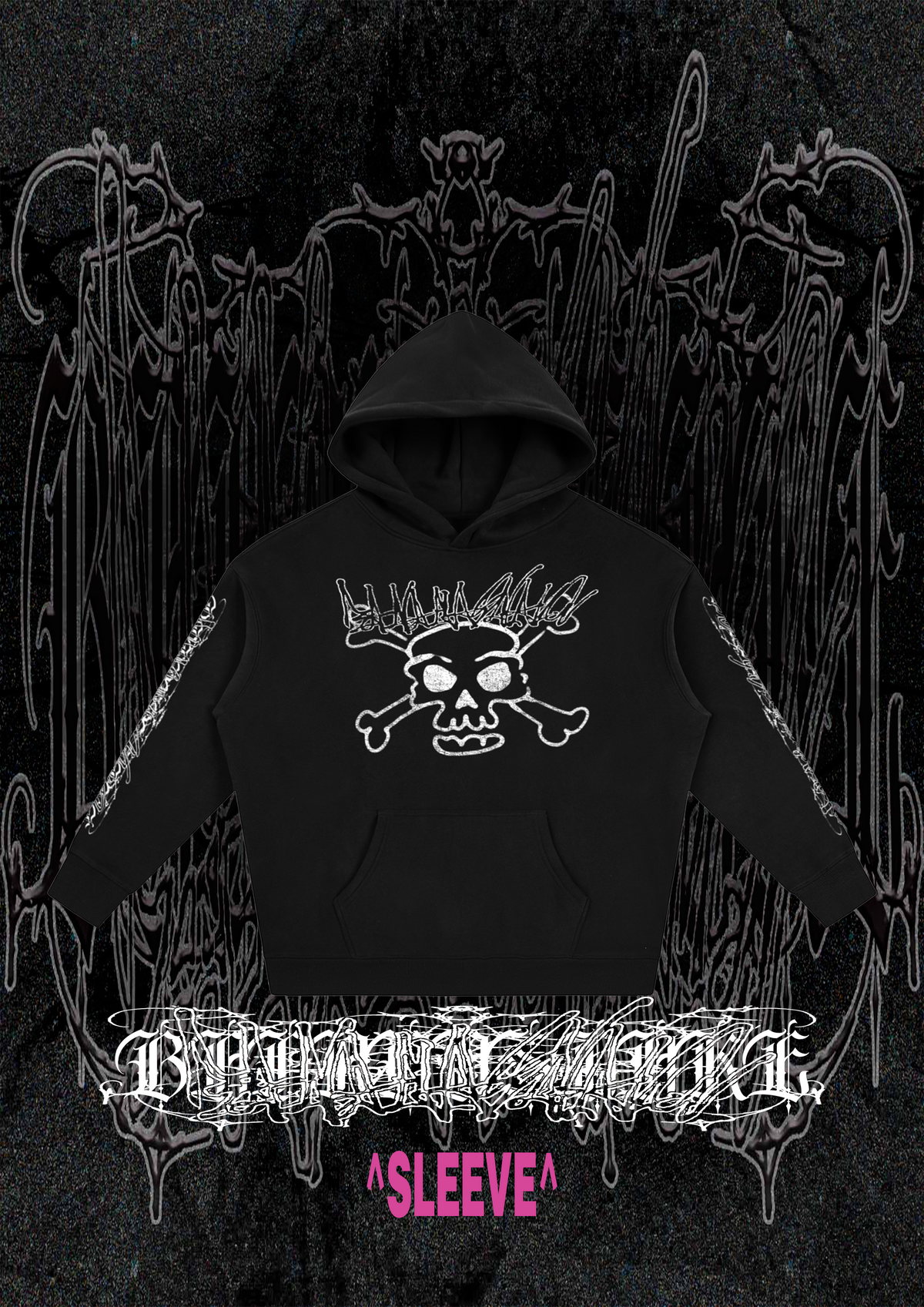 SKULL HOODIE (2 colors)