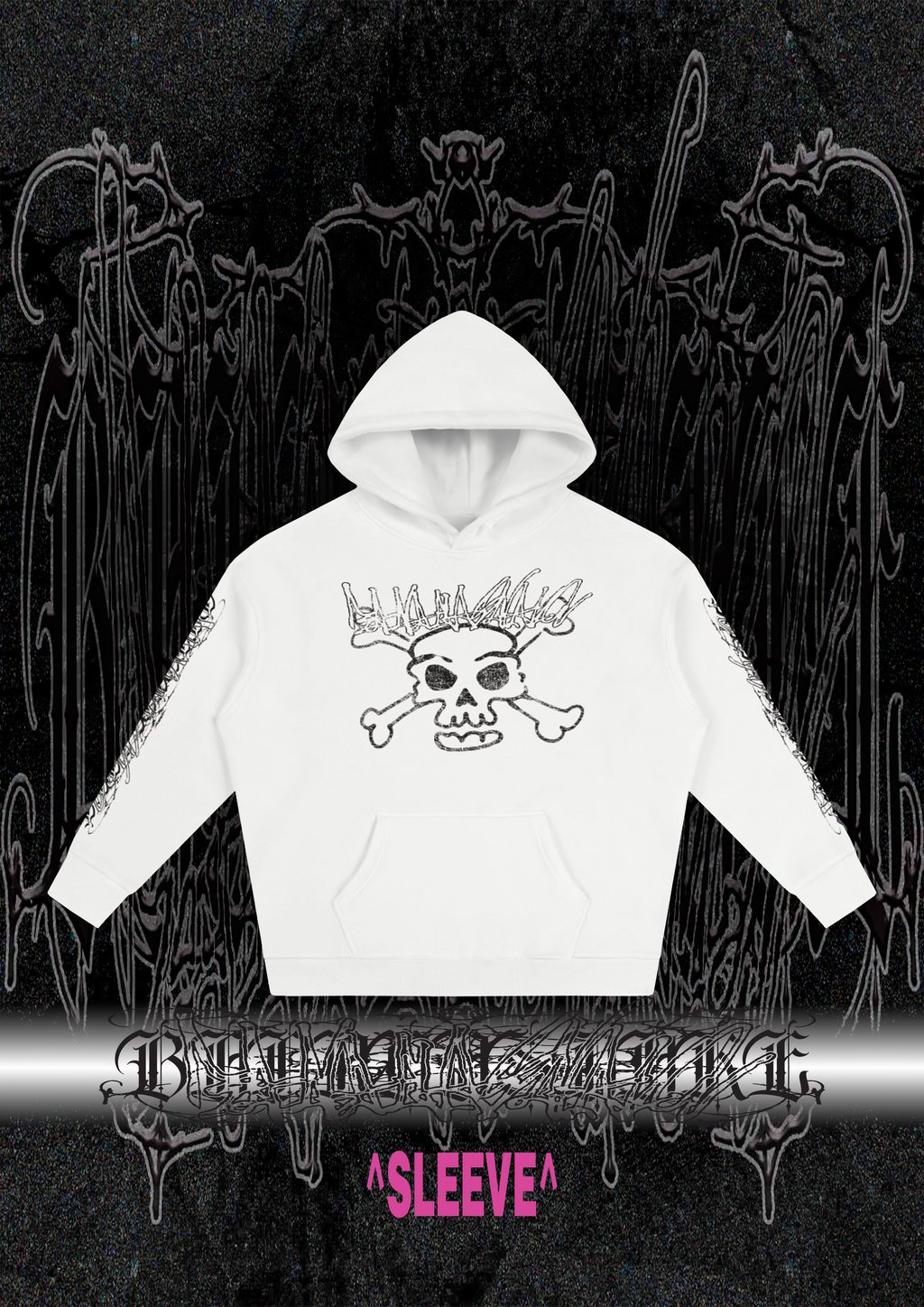 SKULL HOODIE (2 colors)
