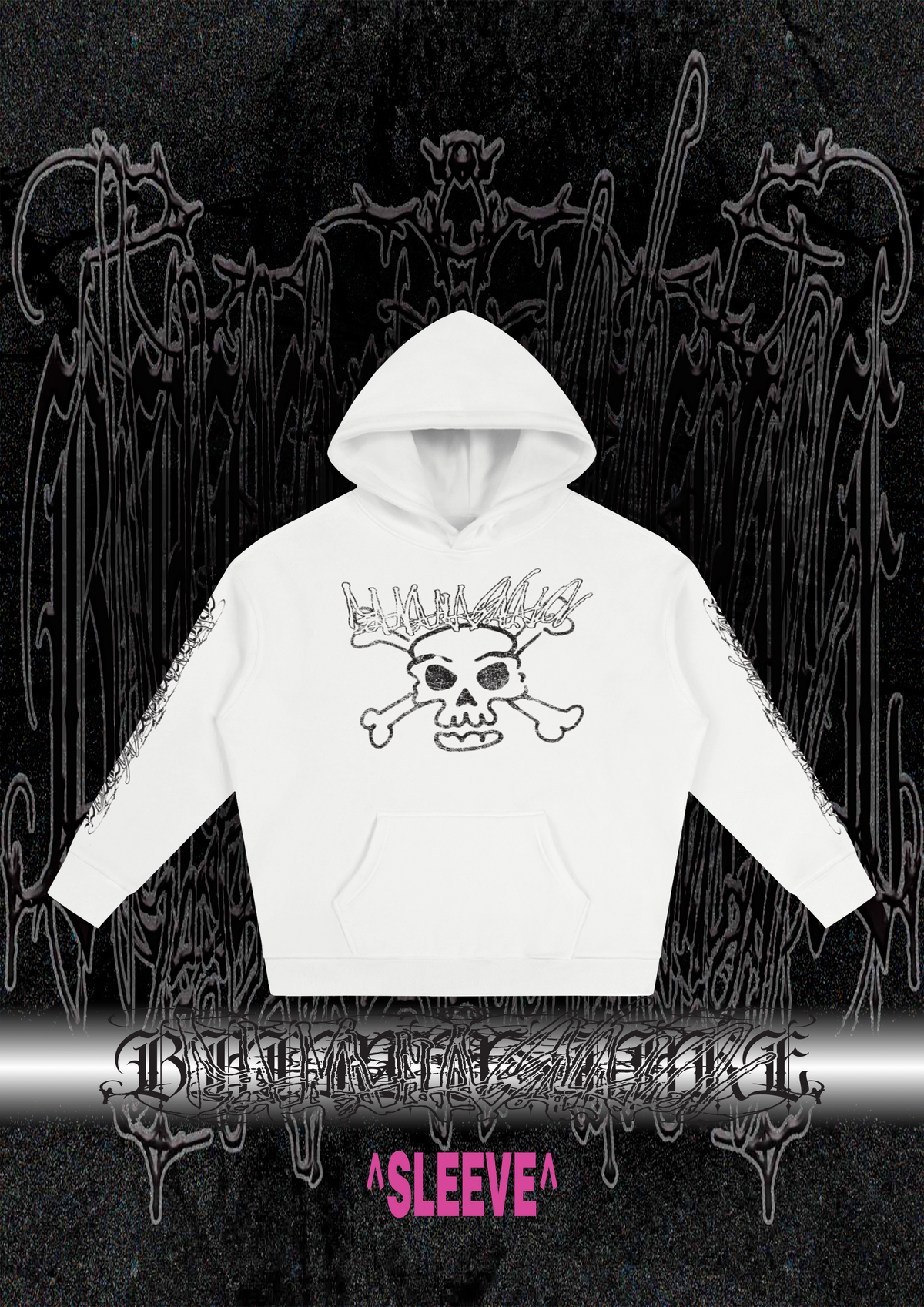 SKULL HOODIE (2 colors)
